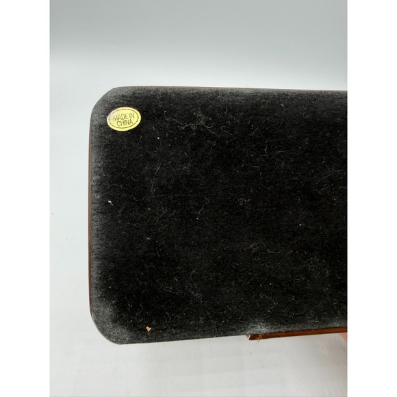 Berkshire Vintage Brown Leather Watch Case - 6 Slot Collector Box - Rare - Picture 16 of 16